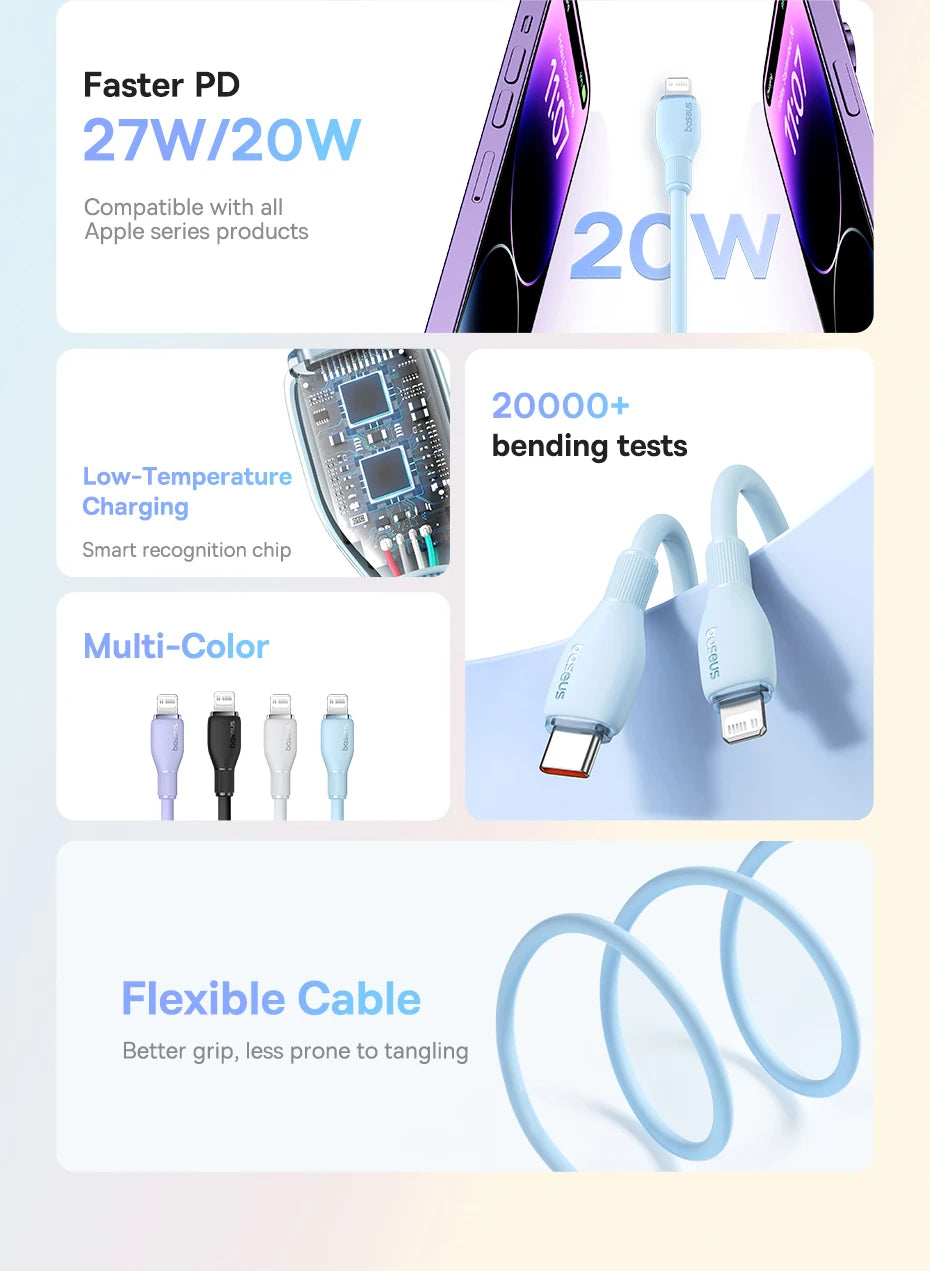 Baseus 20W USB-C Cable for iPhone & iPad