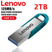 Lenovo 2TB/1TB/512GB USB 3.0 Flash Drive – Waterproof Metal Storage