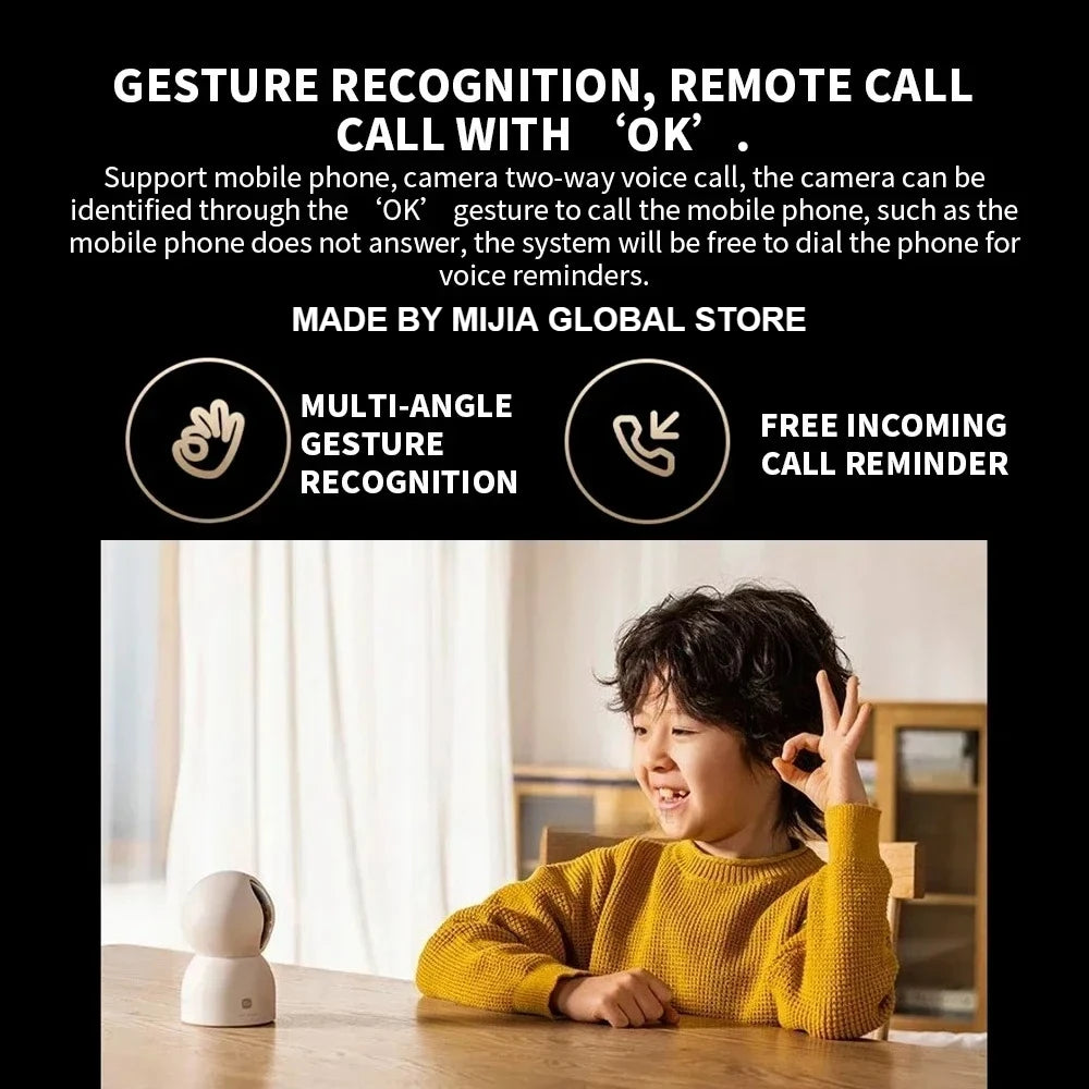 Xiaomi Smart Camera C700 8MP 4K Ultra HD Indoor WiFi 6 AI Human Detection Baby Cry Alert 2-WayTalk Night Vision Mi Home Security