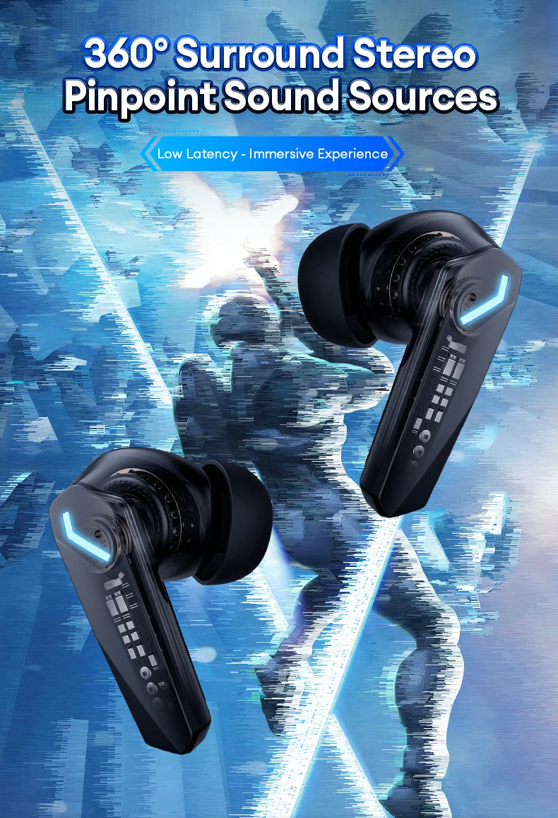 Genuine Lenovo GM2 Pro Bluetooth Earphones Gaming Low Latency In-Ear Wireless Headphones Dual Mode Music Sport Earbuds Headsets