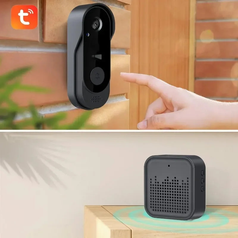 Tuya WiFi Video Doorbell – HD Camera & Outdoor Security