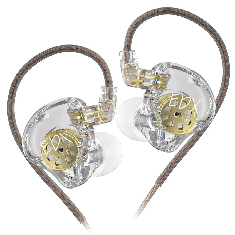 KZ EDX Lite HiFi Bass Wired In-Ear Earphones – Stereo IEM for Music, Gaming & Sports