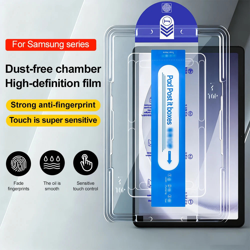 Tablet Screen Protector – Auto Alignment Tempered Glass for Samsung Tabs