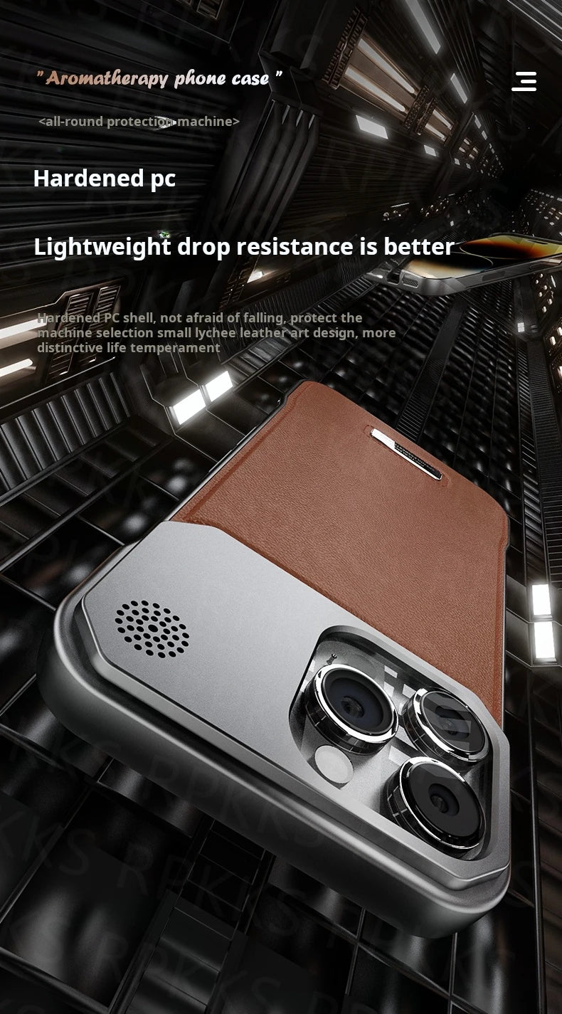 Business Leather iPhone Case – Magsafe Magnetic Armor
