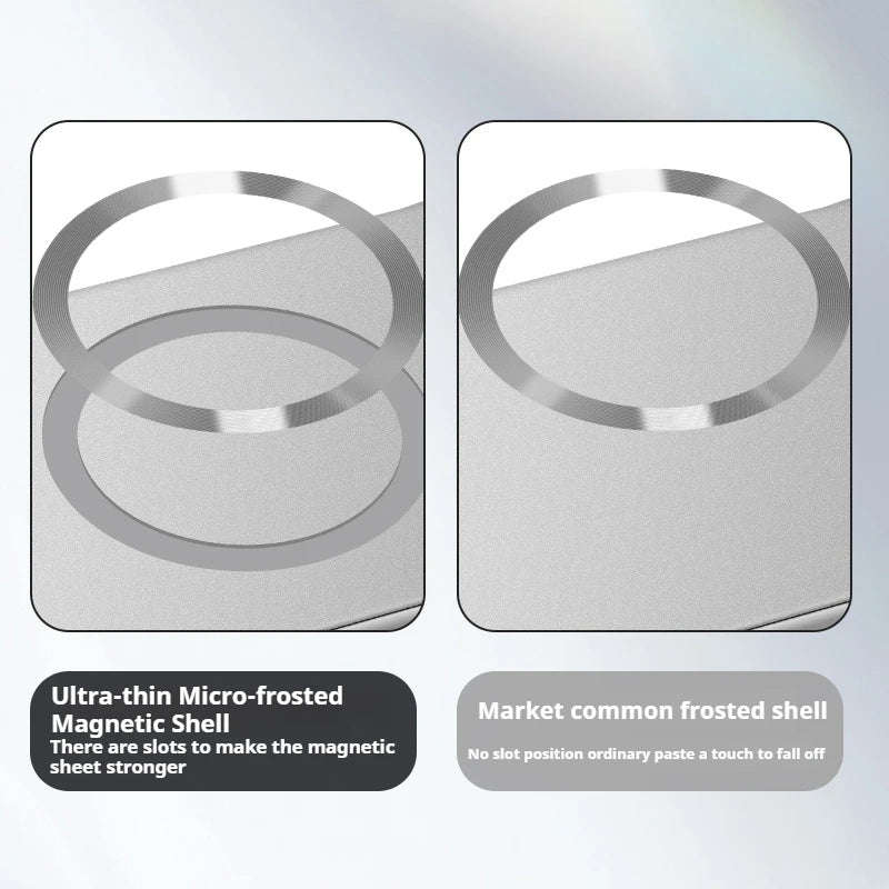 Ultra Slim Metallic Magsafe iPhone Case – Cooling Hard Cover