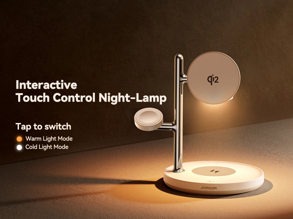 JOYROOM Qi2 3-in-1 Magnetic Wireless Charger