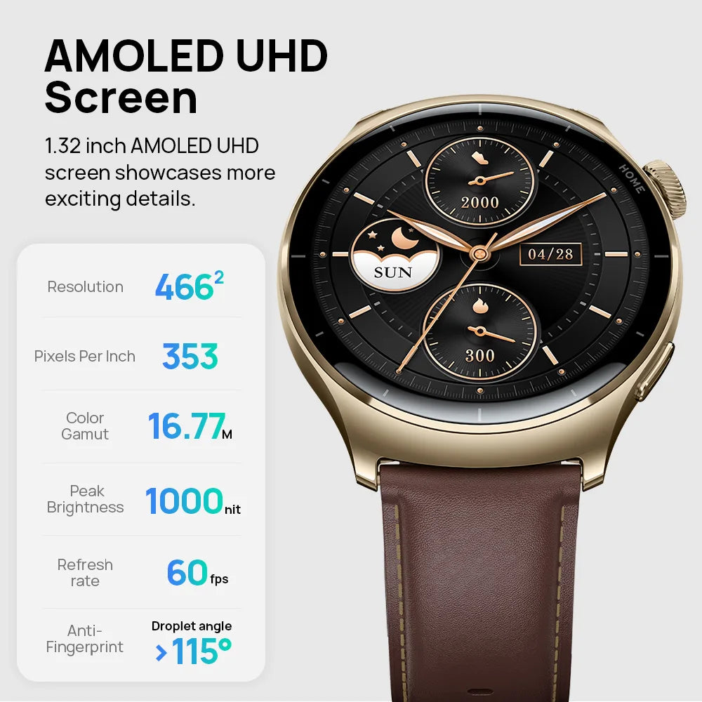 Mibro Lite 3 Pro Smartwatch – AMOLED Display, GPS & Bluetooth Calling