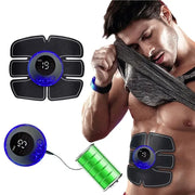 Electric Muscle Stimulator Abdominal Arm Leg Back Exercise Body Fitness Massager Body Shaping Massage Device
