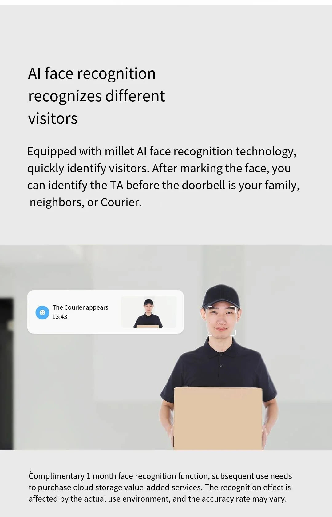 Xiaomi Doorbell 3 – Smart Video Doorbell with 2K HD & Long Battery Life