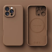 Luxury MagSafe Silicone Case – Smooth iPhone Cover