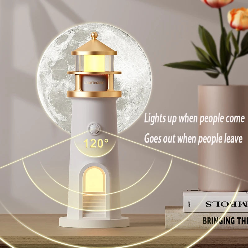 Moon Projection Night Lamp – Remote, Bluetooth & Motion Sensor