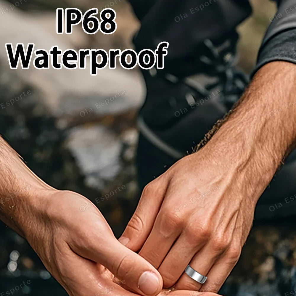 Smart Ring 2025 – Health & Fitness Tracker, Waterproof IP68