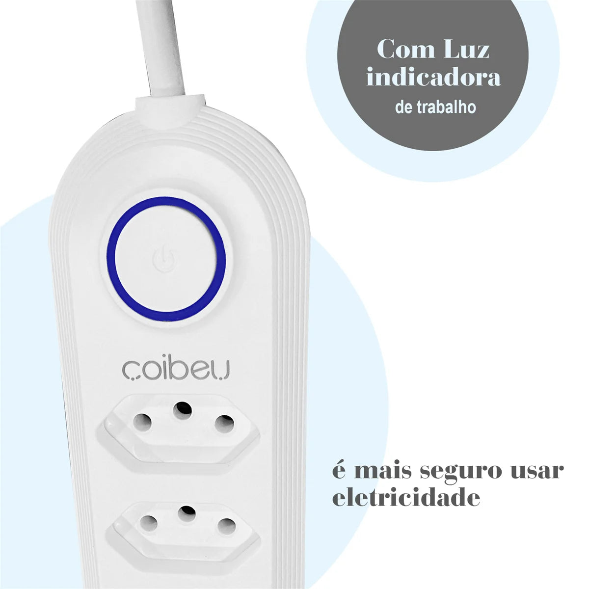 USB outlet, 2 m, power strip outlet, plug, electrical outlet extension, retractable multi-outlet tower, Brazilian standard