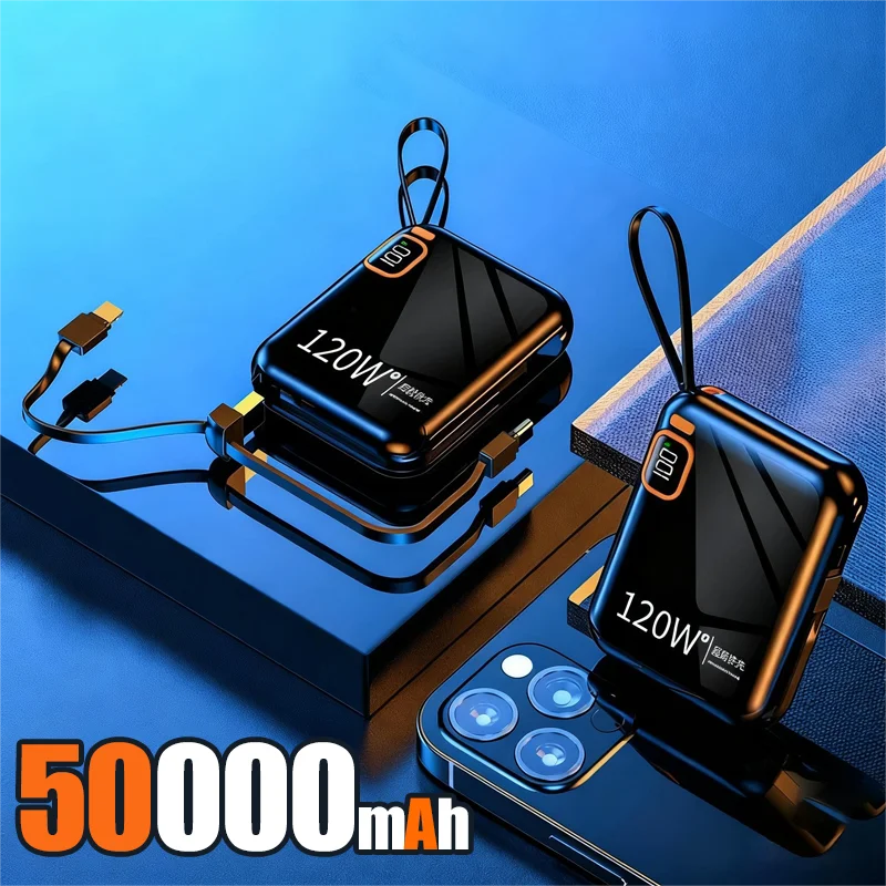 200000mAh 120W Power Bank – Portable USB-C Fast Charging for Phones