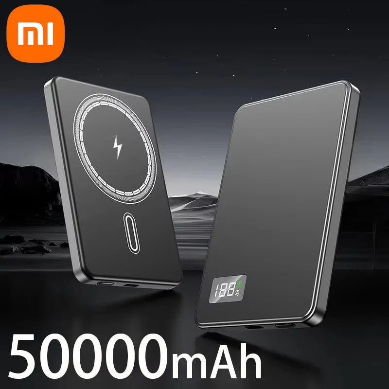 Xiaomi MIJIA 500000mAh Magnetic Wireless Power Bank – PD 22.5W Fast Charge