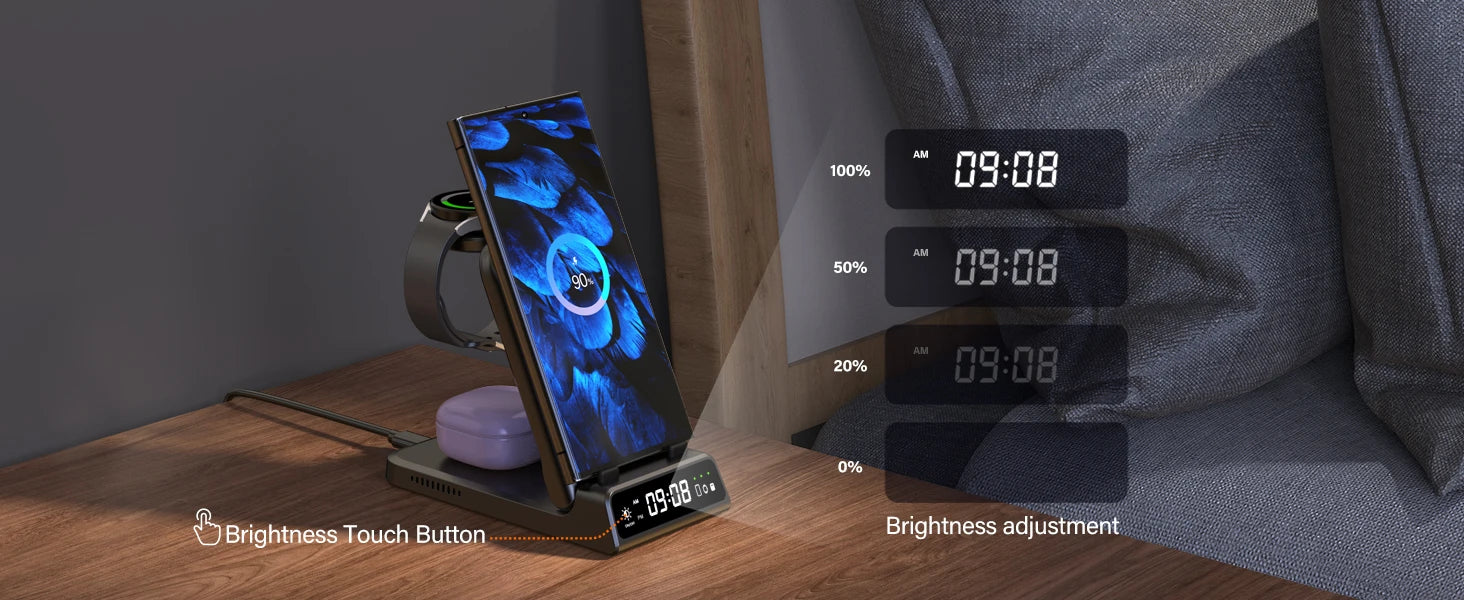 SwanScout 703S Wireless Charger – Samsung Phones & Watch