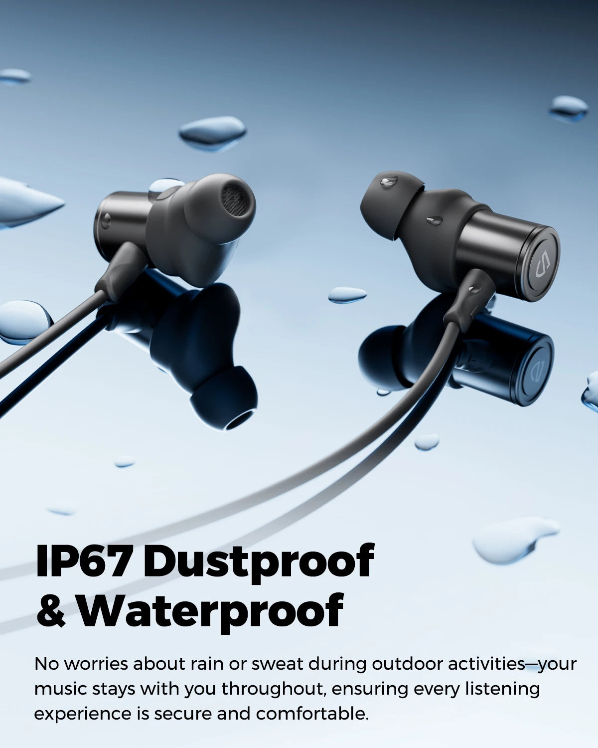 SOUNDPEATS Q40 HD Wireless Earphones – Bluetooth 5.4, LDAC Hi-Res Audio, IP67 & Fast Charging