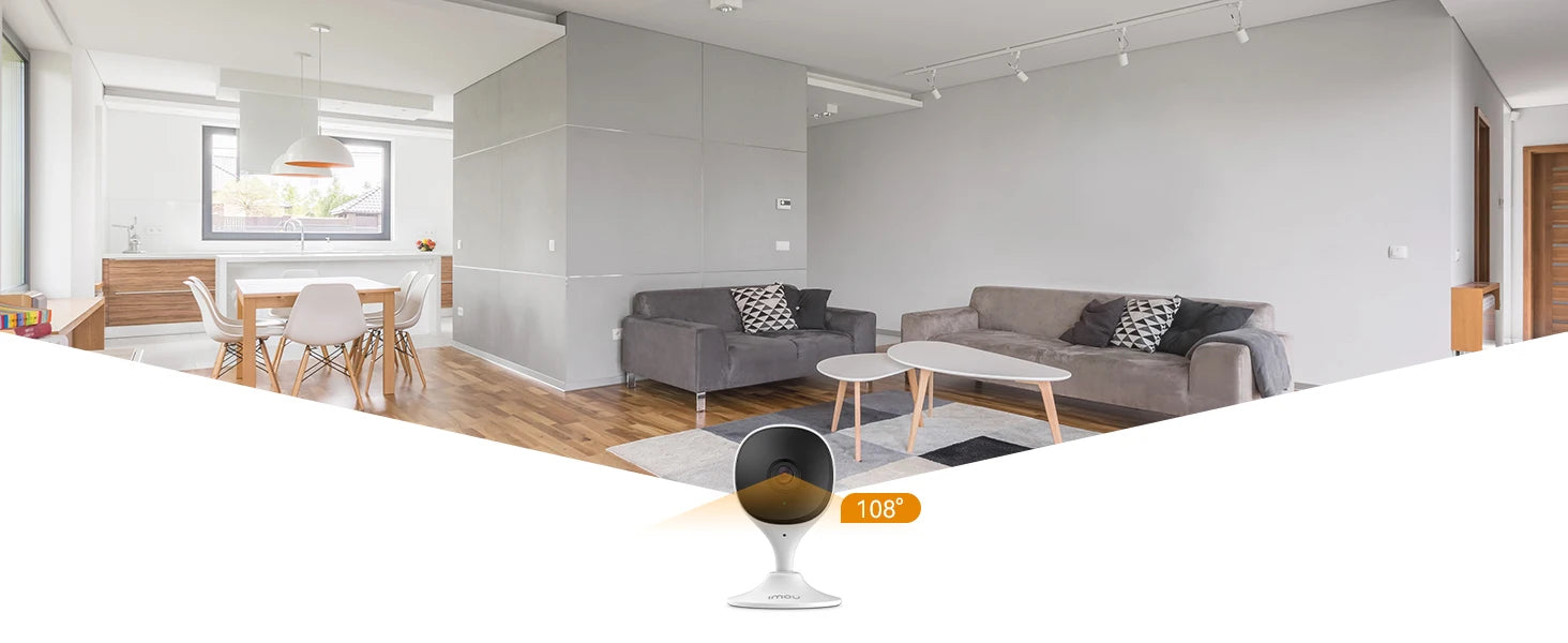 IMOU Cue 2E Indoor Wi-Fi Security Camera – Human Detection, Night Vision, 1080P Monitoring