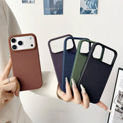 Frosted Magnetic Shockproof iPhone Case – Matte Cover
