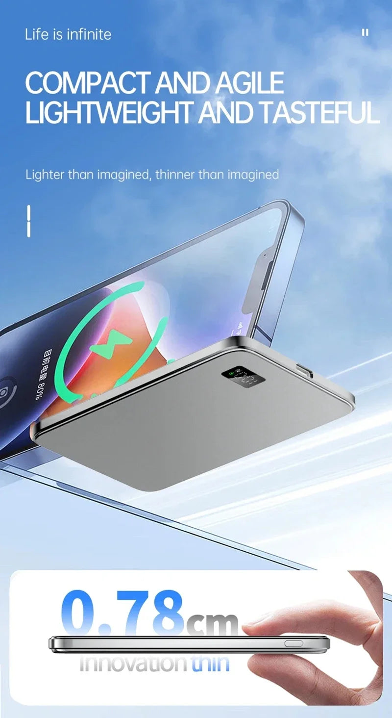 Xiaomi MIJIA 500000mAh Magnetic Wireless Power Bank – PD 22.5W Fast Charge
