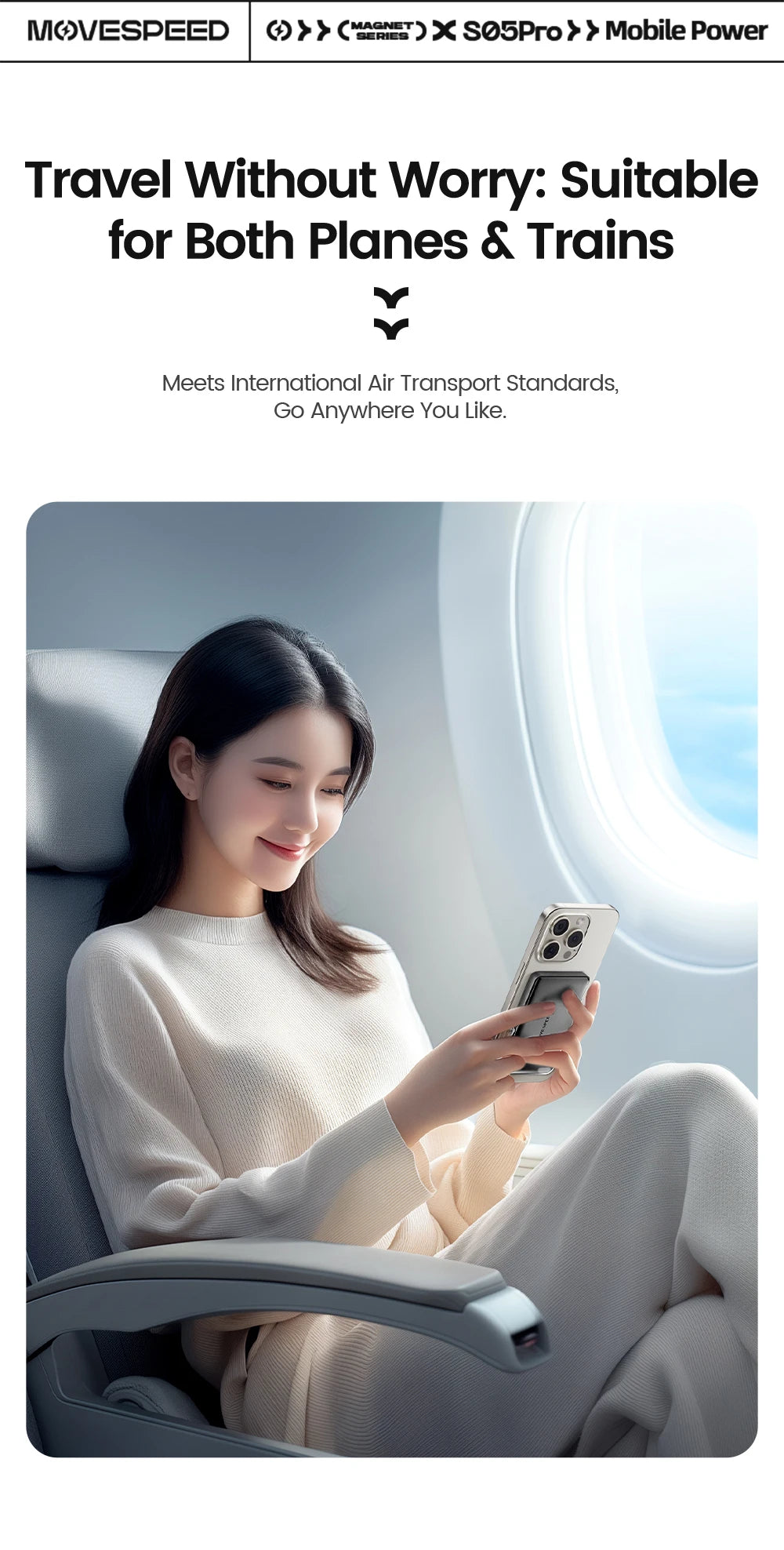 MOVESPEED S10Pro 10000mAh Magnetic Power Bank