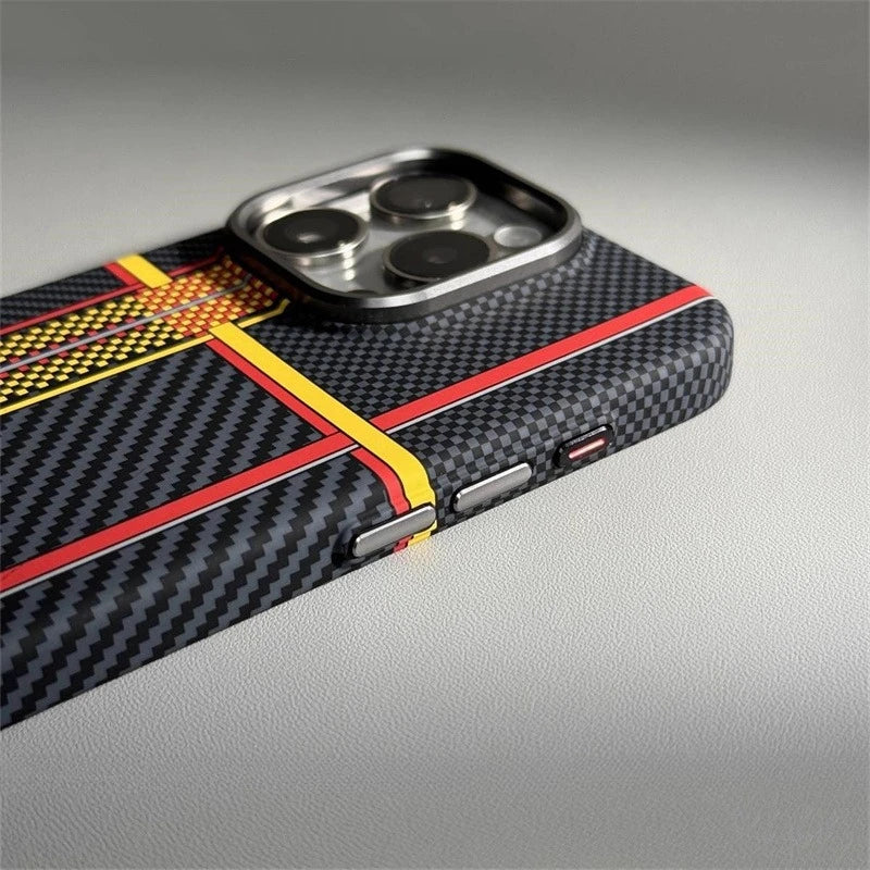 Carbon Fiber MagSafe iPhone Case – Hard Protective Cover
