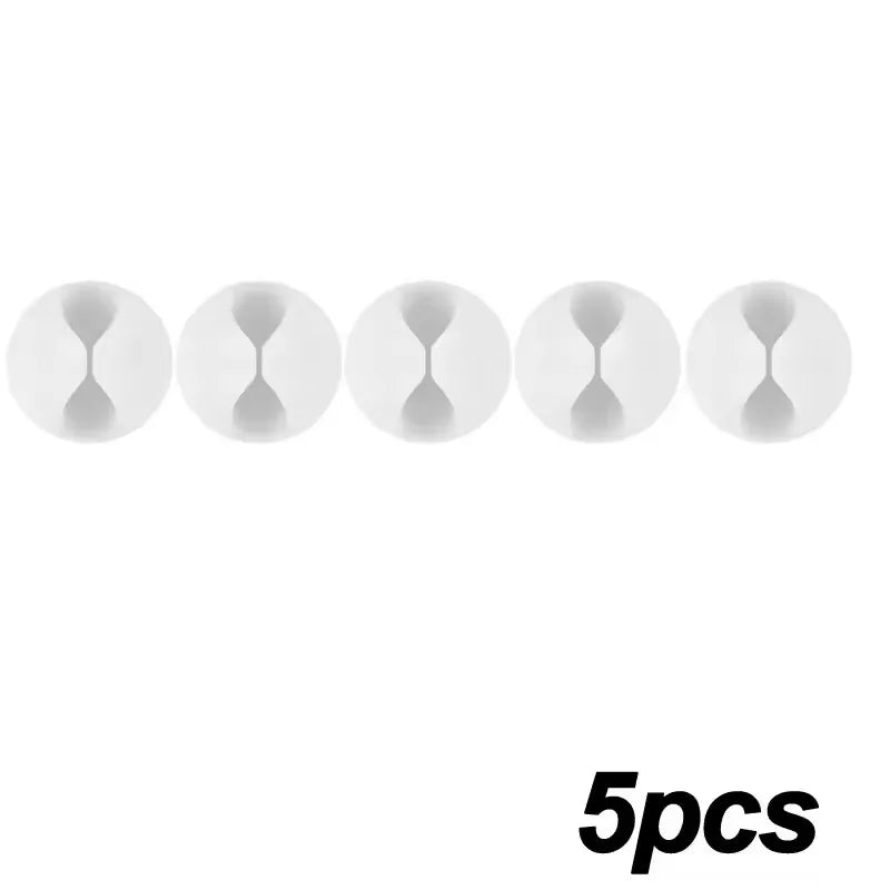 Mini Cable Clips – USB Wire Holder for Desk, Car & Home