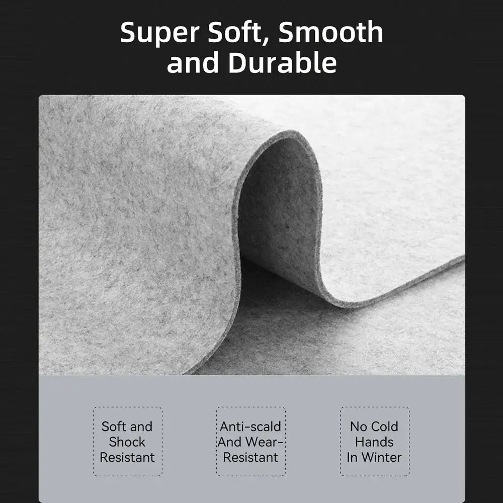 Gaming & Office Desk Mat – Wool Felt, Non-Slip, Large Keyboard Mouse Pad