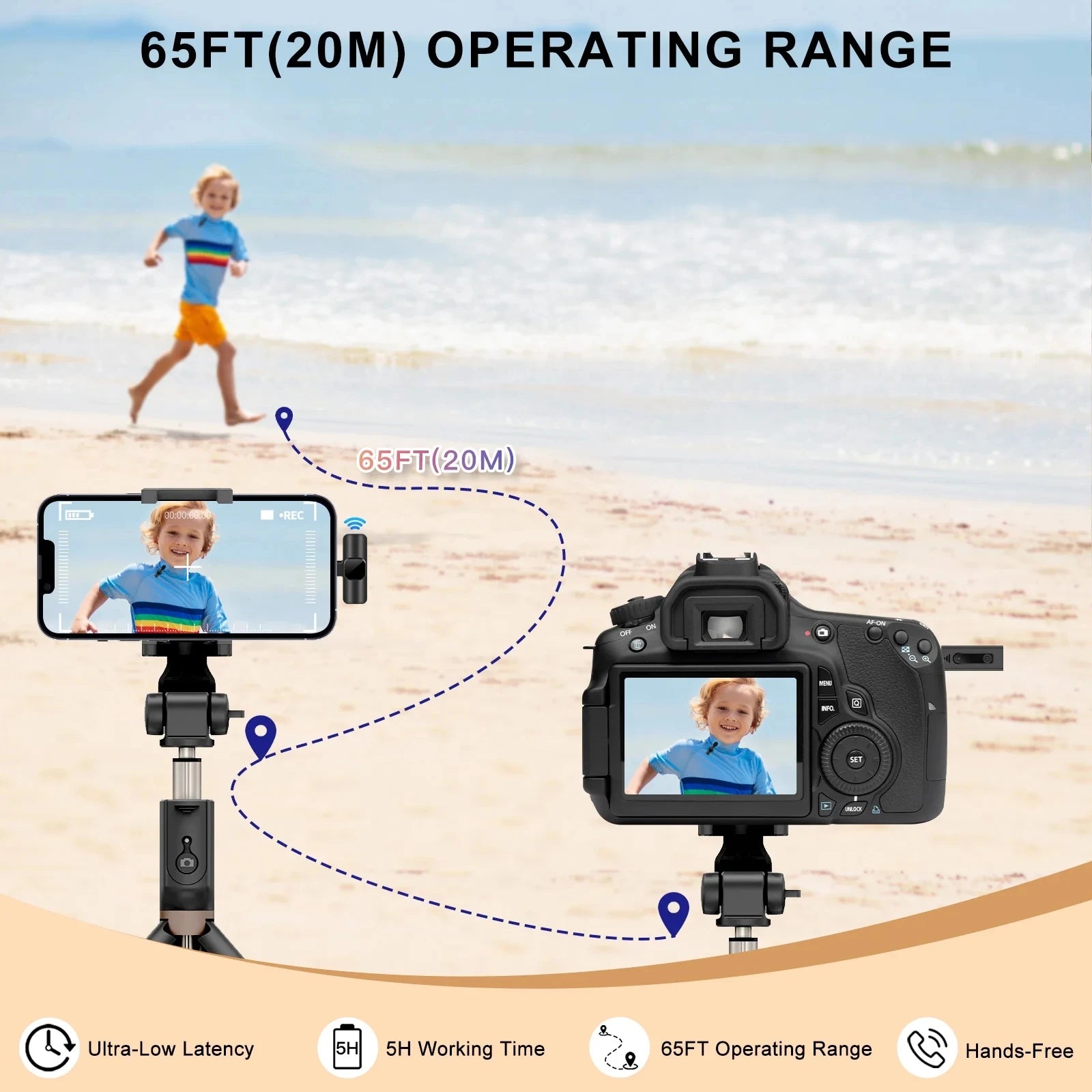 K60 Portable Wireless Microphone for Phone