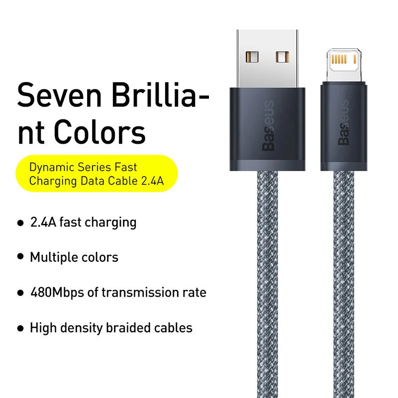 Baseus Fast Charging USB Cable – iPhone Compatible