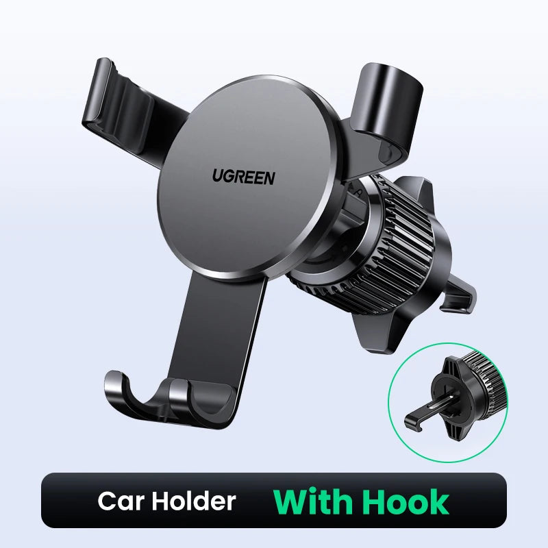 UGREEN Auto Car Phone Stand – Gravity Mount for iPhone & Smartphones