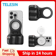 TELESIN Magnetic Camera Hand Grip – Phone Holder with Remote