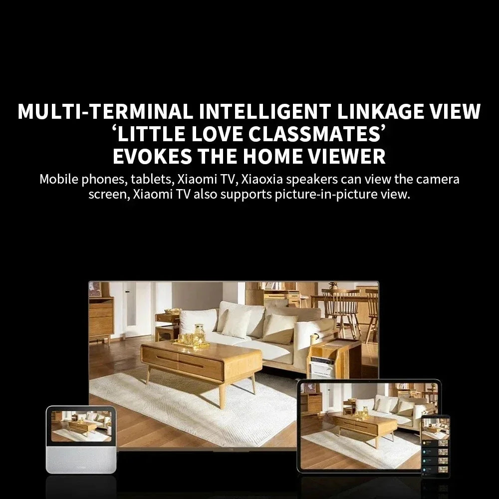 Xiaomi Smart Camera C700 8MP 4K Ultra HD Indoor WiFi 6 AI Human Detection Baby Cry Alert 2-WayTalk Night Vision Mi Home Security