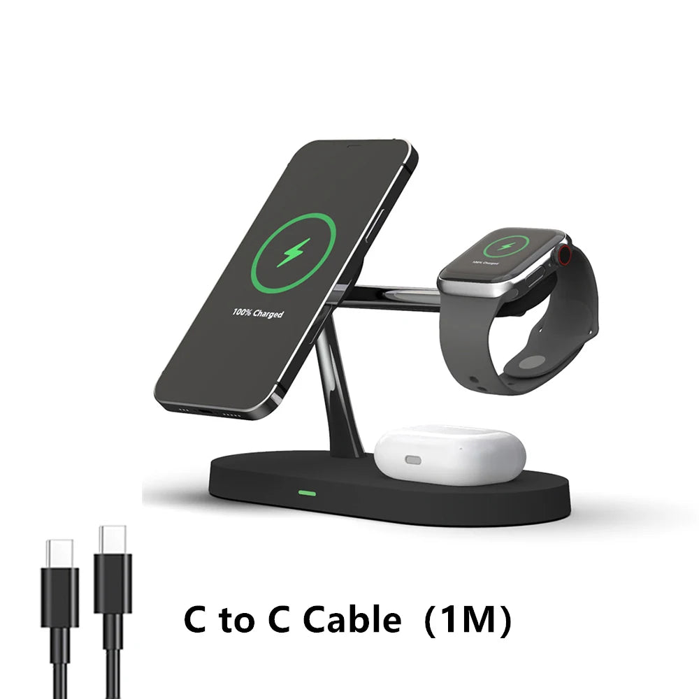 3-in-1 Wireless Charger – Fast Charging for Apple Devices