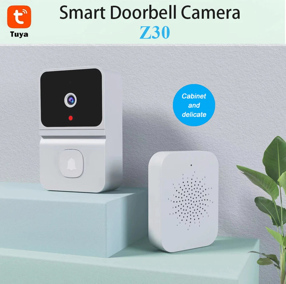 Tuya Wireless HD Doorbell Camera – Motion Detection & Intercom