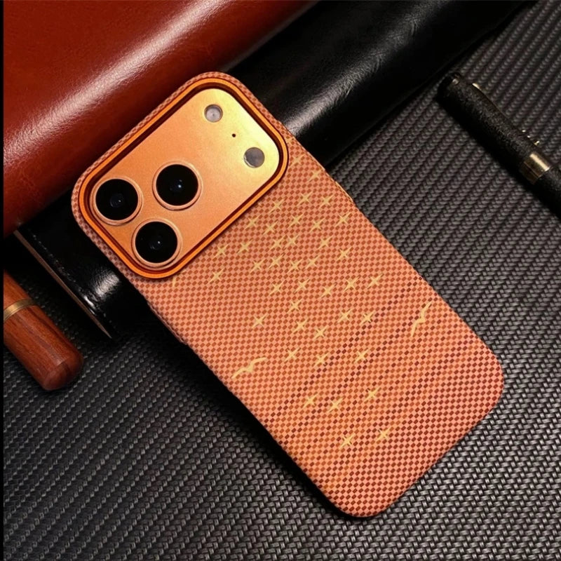 Luxury Carbon Fiber MagSafe iPhone Case – Shockproof