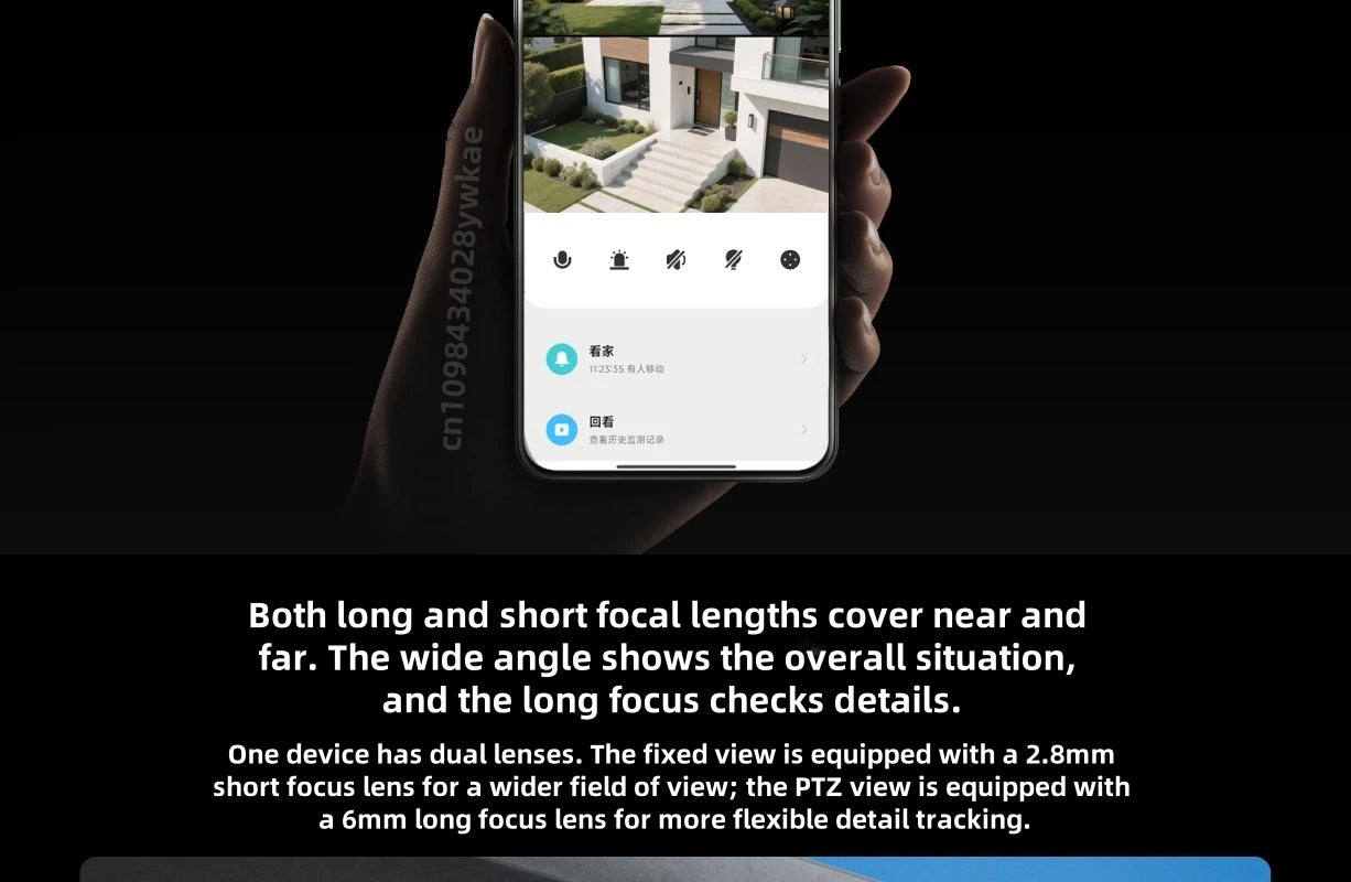 Xiaomi Outdoor Camera 4 – Dual Lens, 5MP 3K HD, Panoramic Tracking, IP66