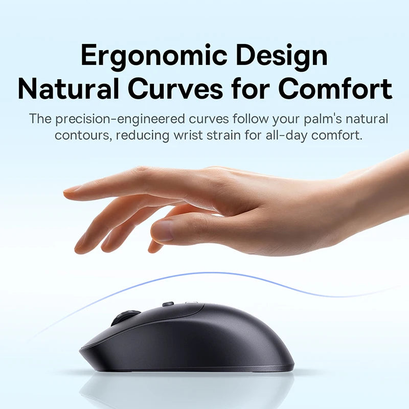 Baseus EM2 Wireless Mouse – Ergonomic, Silent, Type-C Charging