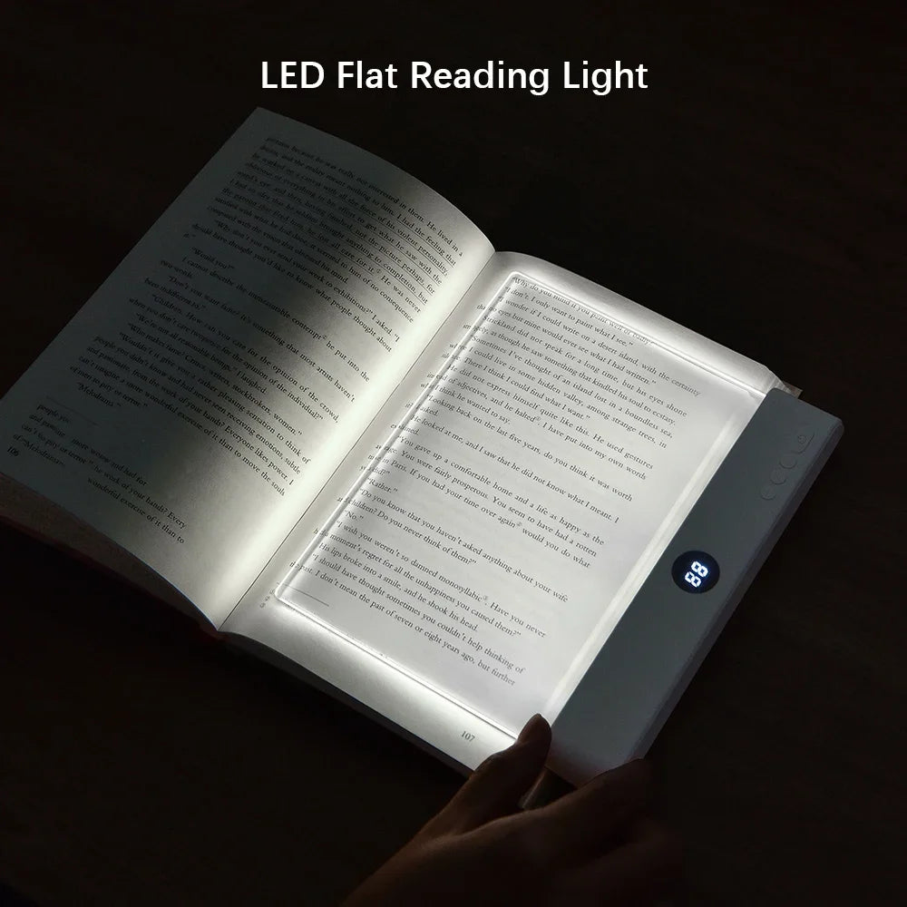 2-in-1 LED Night & Reading Light – Dimmable, USB Rechargeable with Timer