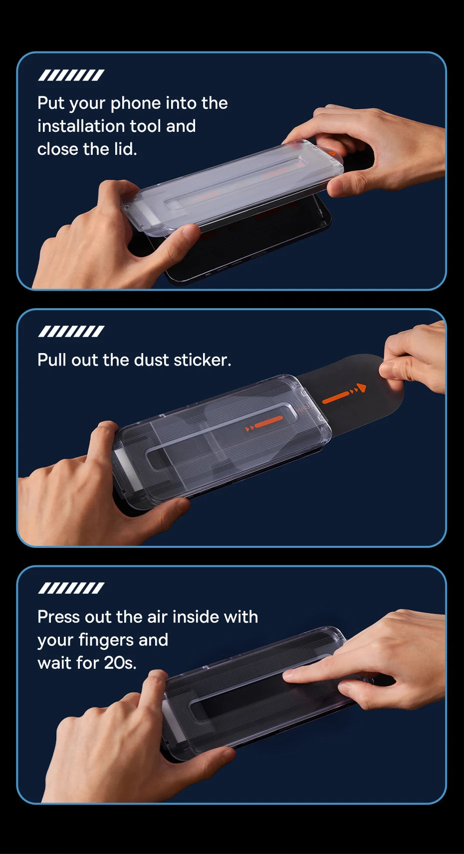 Baseus 0.4mm Corning Tempered Glass for iPhone 17 16 15 14 13 Pro Max Plus Screen Protector Anti-Peeping Auto Installation Film