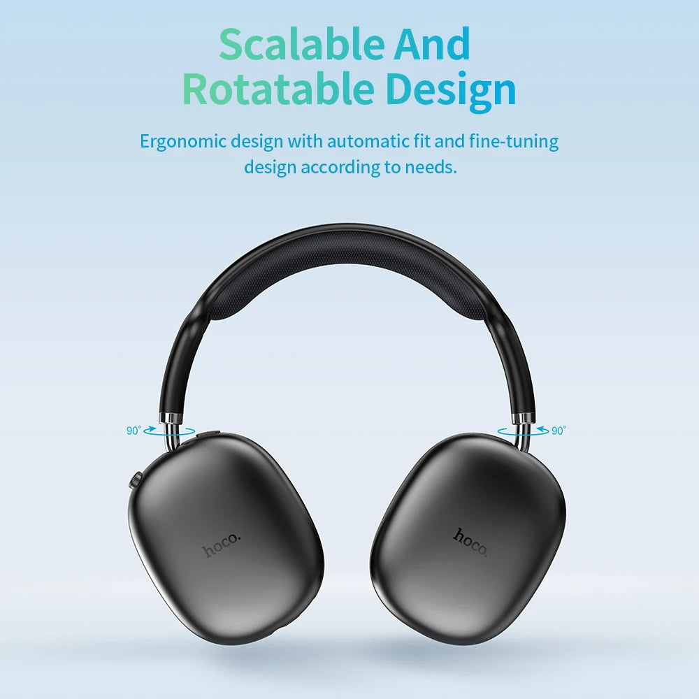 HOCO W35 Over-Ear ANC Headphones – Bluetooth Wireless
