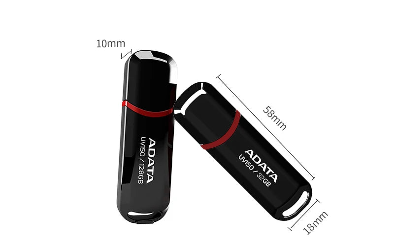 ADATA USB 3.2 Flash Drive – Portable, Easy Use, 32GB-256GB Options