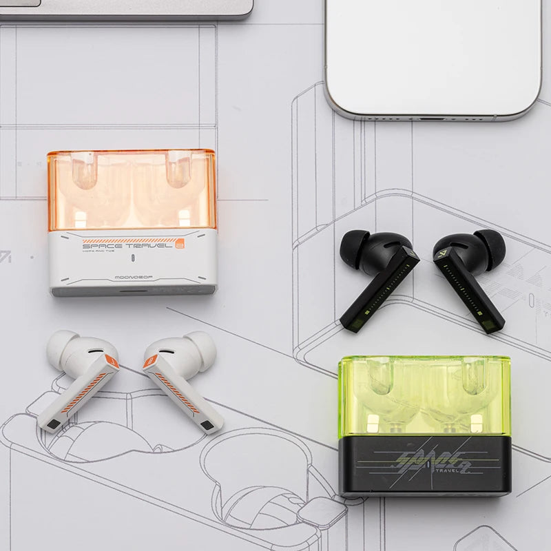 MOONDROP Space Travel 2 TWS Earbuds – ANC, HiFi Sound, Bluetooth 6.0