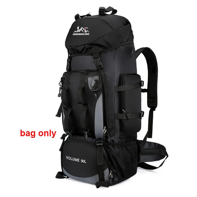 90L Waterproof Hiking Backpack – Large Capacity Camping & Trekking Bag