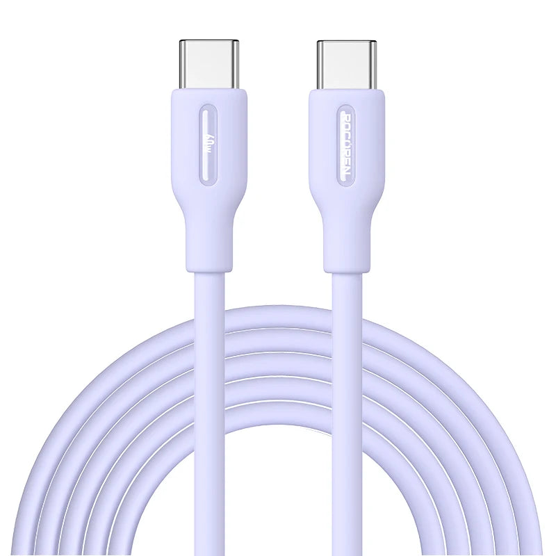 USB-C 100W Fast Charger Cable – Type-C Cord for Laptop & Phone