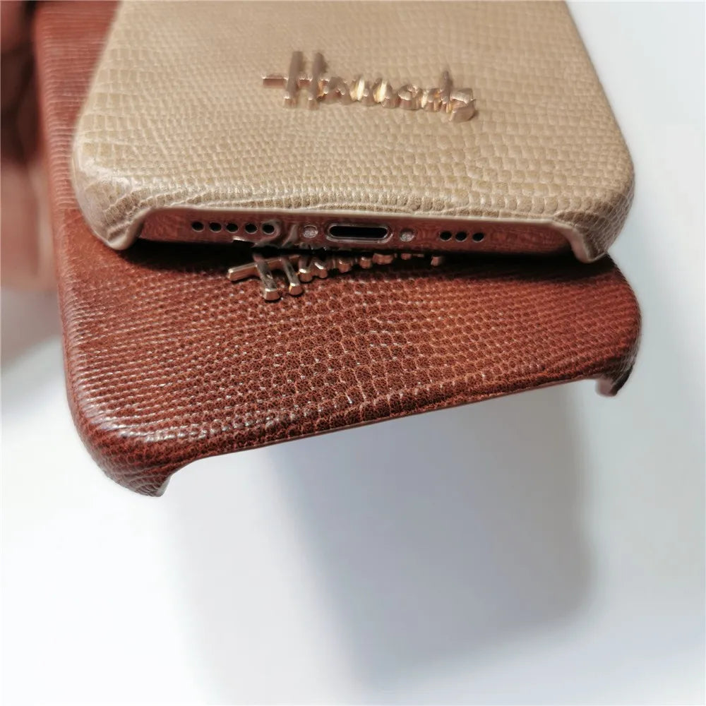 Luxury Business Lizard Skin Pattern Couple Hard Case For Iphone 17 16 14 15 11 12 13 Pro Max PU Leather Cover Fundas