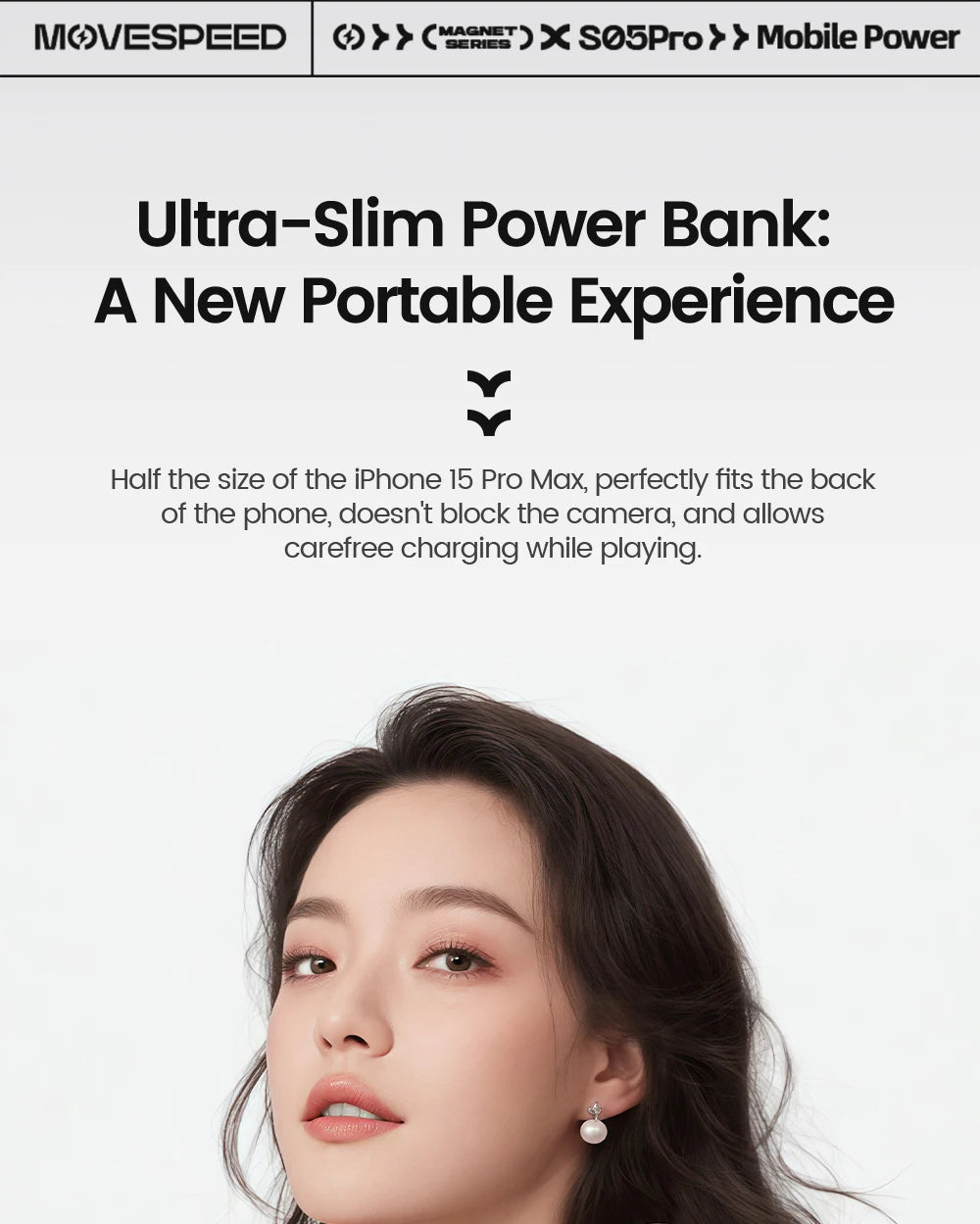 MOVESPEED S10Pro 10000mAh Magnetic Power Bank