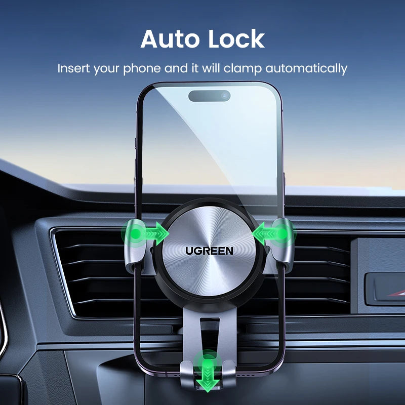 UGREEN Auto Car Phone Stand – Gravity Mount for iPhone & Smartphones