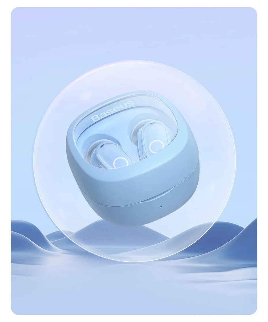 Baseus WM02 Wireless Earphones – TWS, Mini, 25H Battery