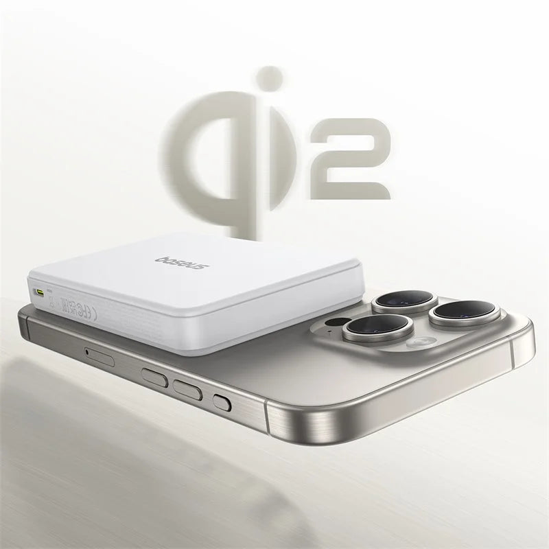 Baseus Qi2 Magnetic Power Bank 10000mAh – Fast Wireless & Wired Charging